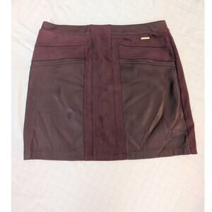 Marc New York Vegan Suede/Leather mini skirt Sz L